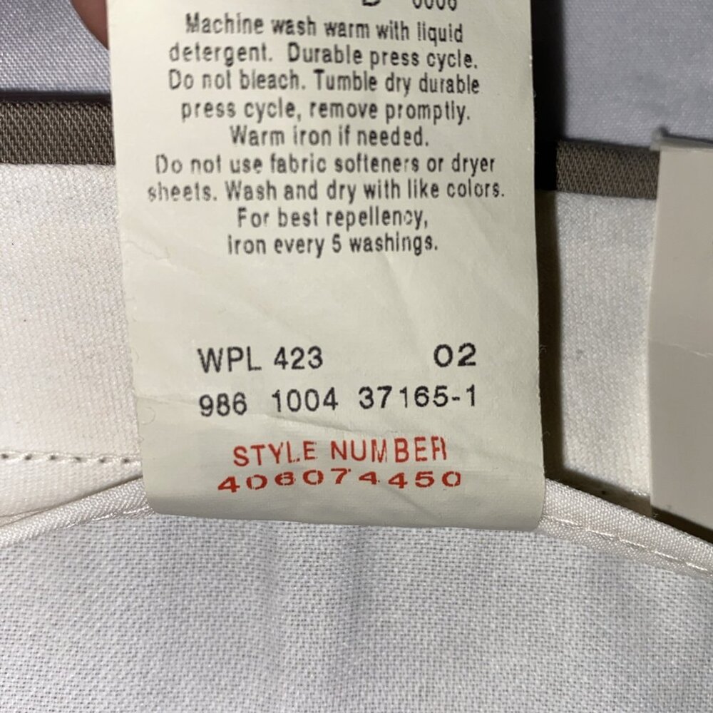 NWT DOCKERS‎ Khaki Pants Men 34x29  Flat Front Relaxed Fit Stain Defender - Picture 8 of 8